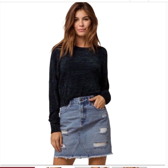 Volcom Stoned High-Rise Denim Mini Skirt - Picture 3 of 13